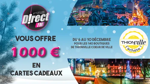 Jeu : 1000€ à gagner cette semaine en cartes cadeaux 
